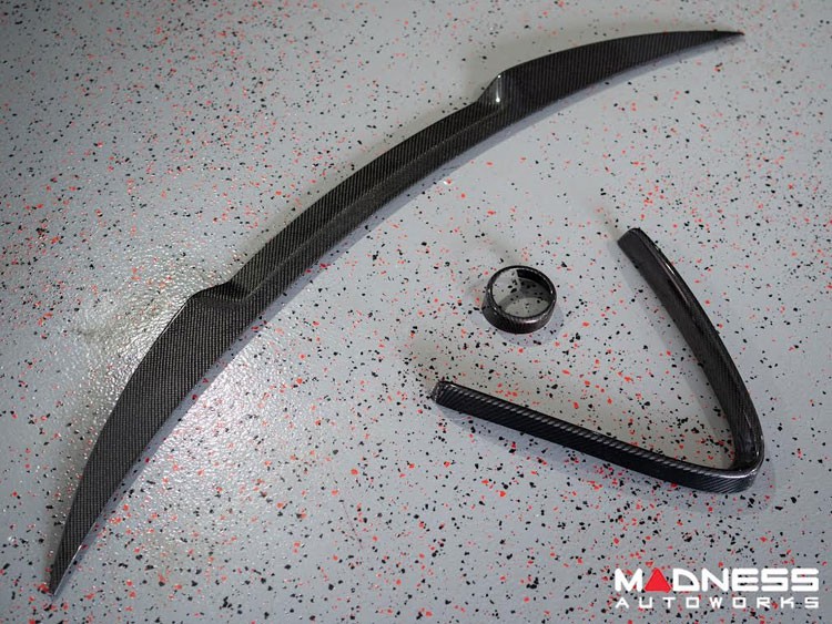 GENUINE ALFA ROMEO CARBON FIBER SHIFTER TRIM (ALFA ROMEO STELVIO 2.0L – EUROCOMPULSION
